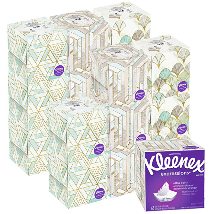 Kleenex Ultra Soft Facial Tissues, 18 Boxes for $26.49 + Free Shipping ...